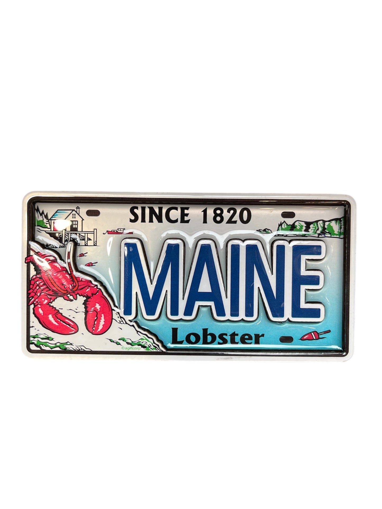 Portland, Maine License Plate Themed Refrigerator Magnet