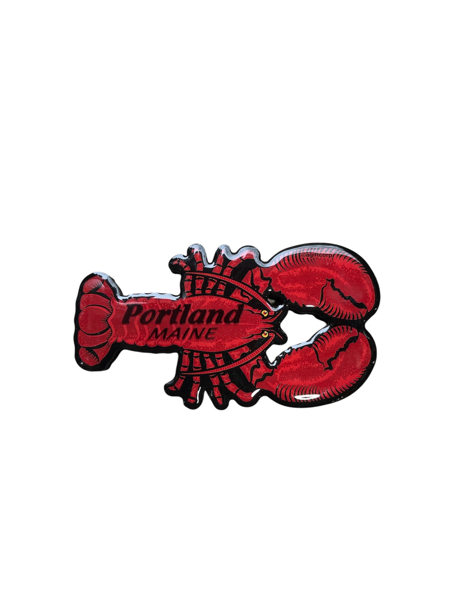 **Portland, Maine Lobster Shape Refrigerator Magnet**