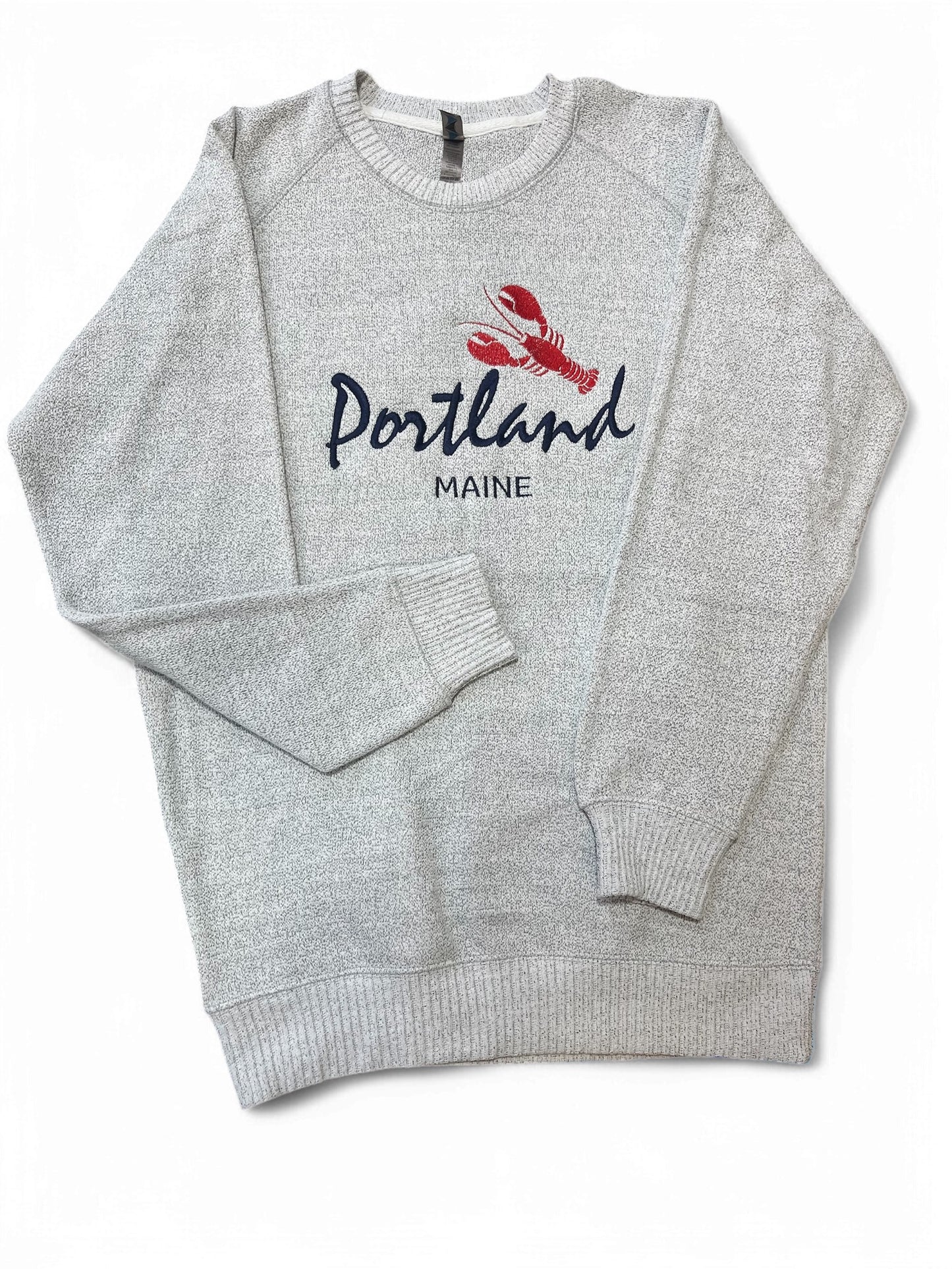 Nantucket Sweatshirt Portland Maine Lobster Embroidered