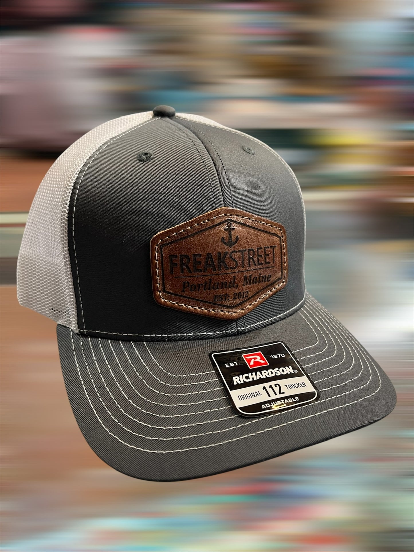 Richardson 112 SnapBack Cap – FreakStreet Leather Patch