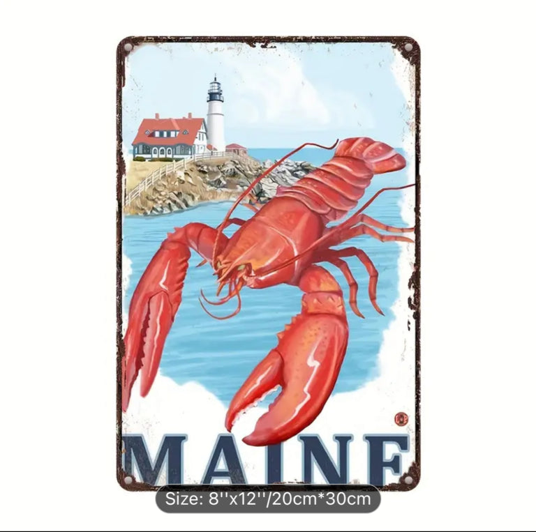 Maine Lobster Sign