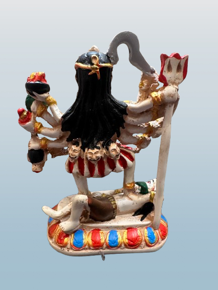 Colorful Resin Statue of Goddess Kali