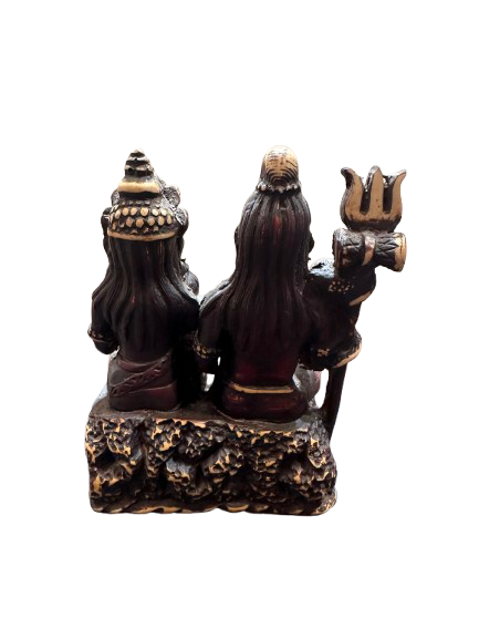 Family of God Shiva Resin Statue
