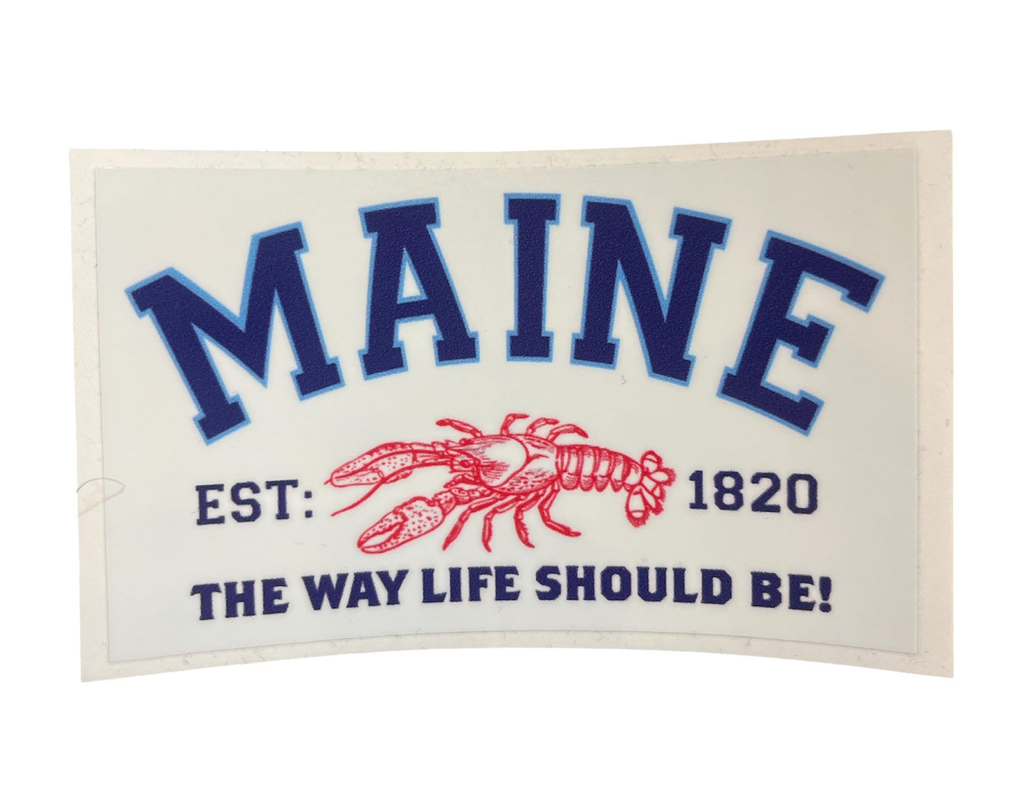 Maine Lobster Decals - 5” x 3”