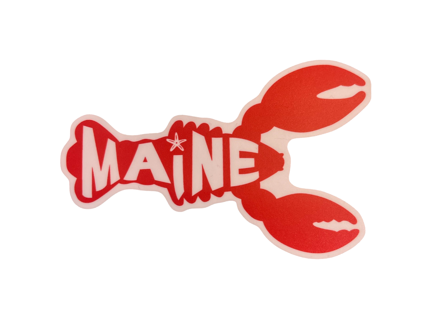 Maine Lobster Stickers - 4” x 2
