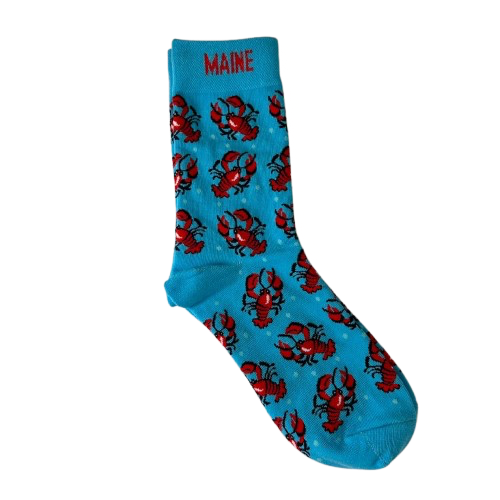 Maine Lobster Printed Socks