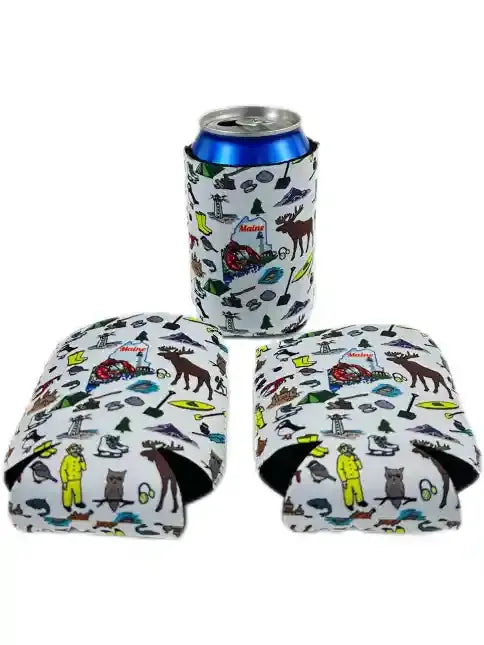 Maine Can Koozie
