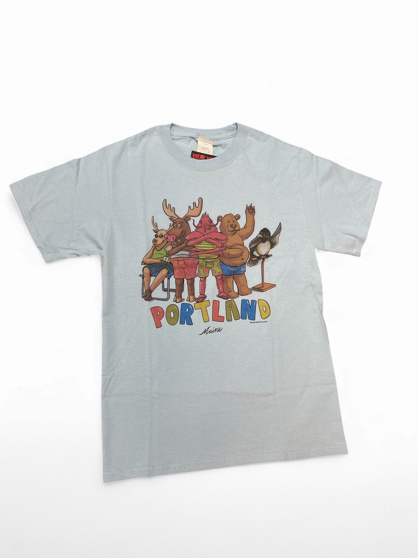 Maine T-Shirts Printed with Maine Native Animals