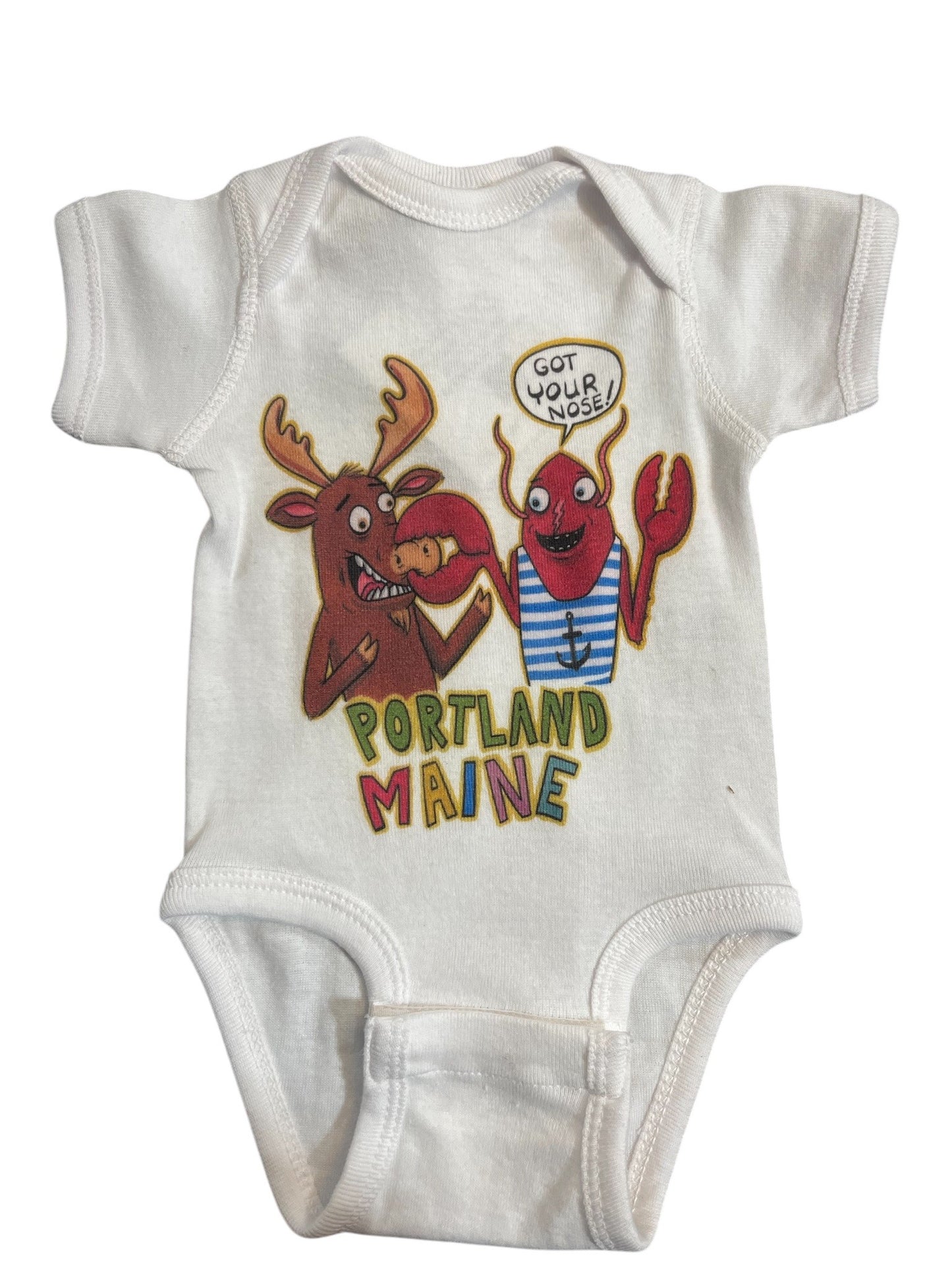 Baby Onzie Funny Moose Lobster Cartoon