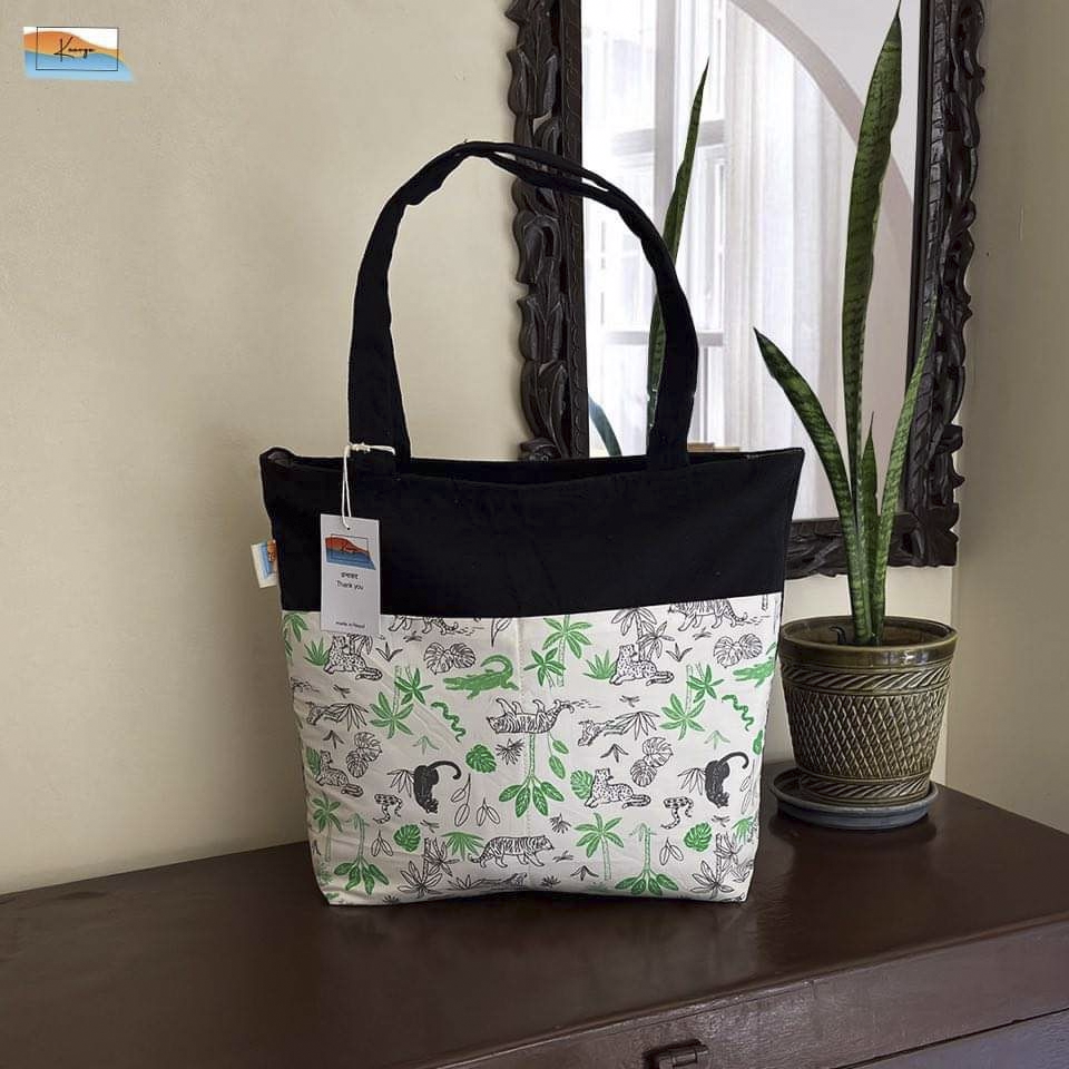 Jungle Themed Tote Bag