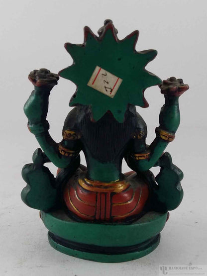 Resin Statue of Laxmi - Painted