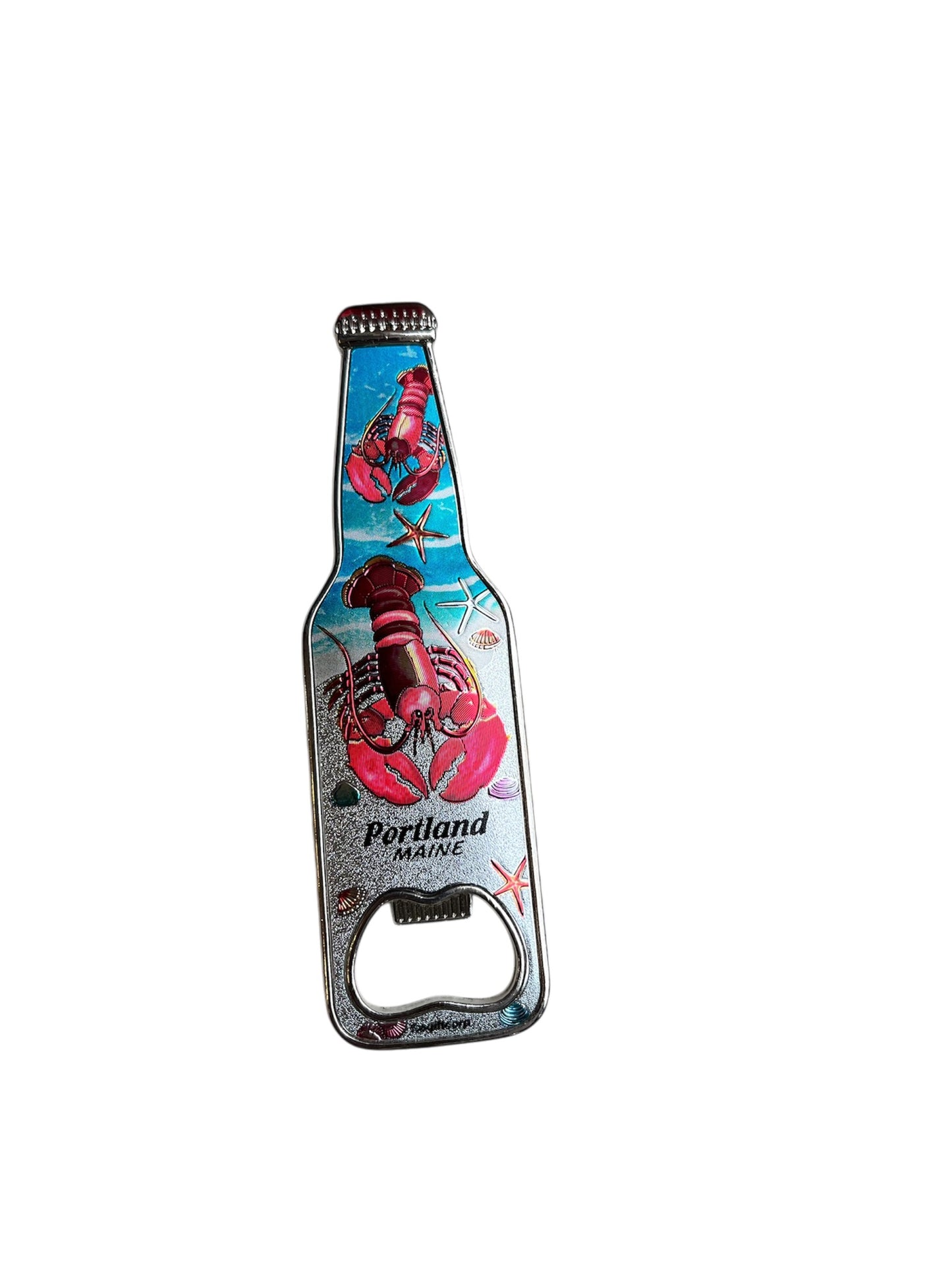 **Maine Lobster Bottle Opener Refrigerator Magnet**