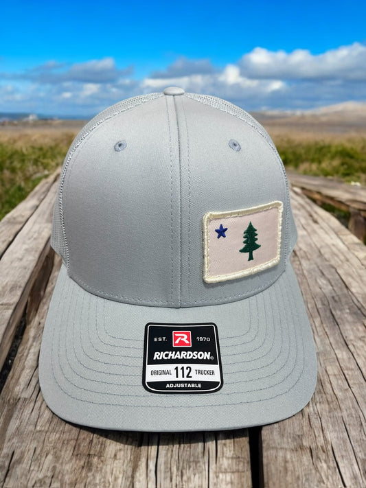 Maine Original Flag Patch Sewn Hats